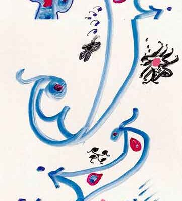 Octubre 2013, pintura original de Miguel F. Villegas