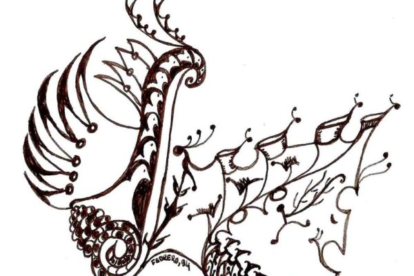 Pasión, pintura original de Miguel F. Villegas